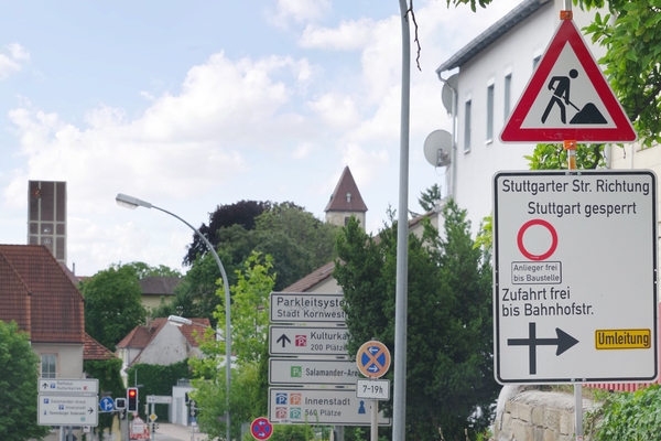 Weiterführender Link zu Baustellen