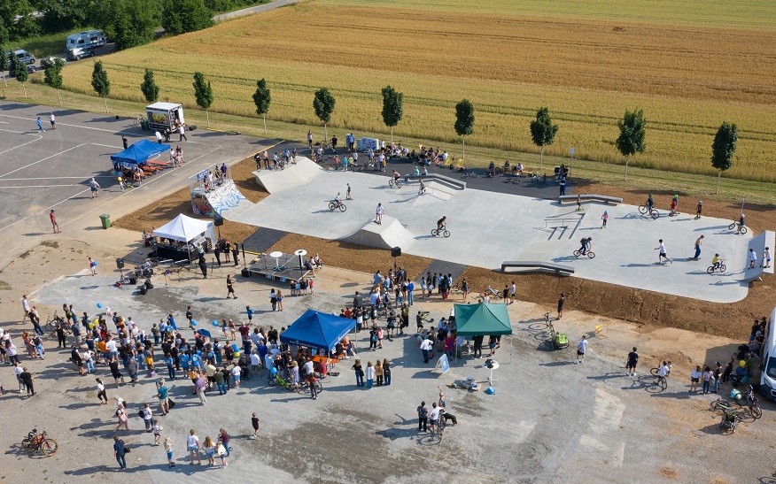 Im Jahr 2022 hat die JuDeKo mit dem Skatepark Süd eines ihrer größten bisherigen Projekte umgesetzt und eröffnet.